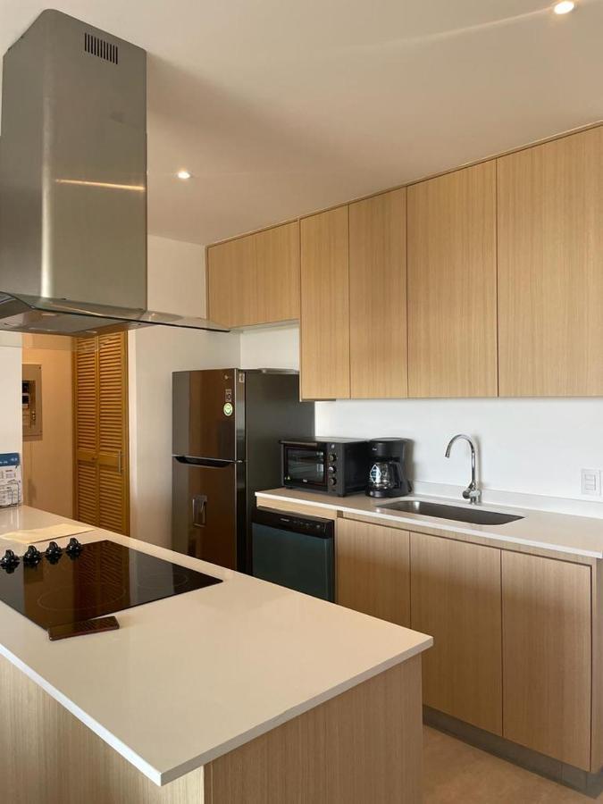 ヌエボ・バジャルタNuevo Aria Ocean Departamento Moderno Frente Al Marアパートメント エクステリア 写真